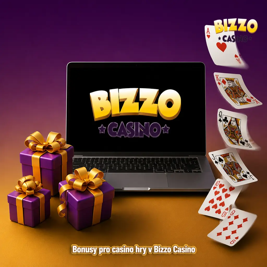 Přehled bonusů Bizzo Casino: úterní reload, cashback pro Silver, páteční free spiny a bonus za první přihlášení v aplikaci.