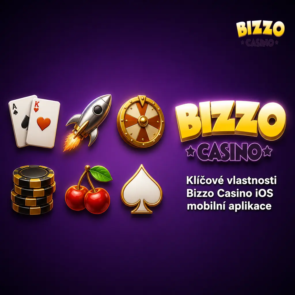 Bizzo Casino iOS aplikace: přes 4000 her, sázení na 20+ sportů, bonus 125 %, CZK měna, licence Curaçao