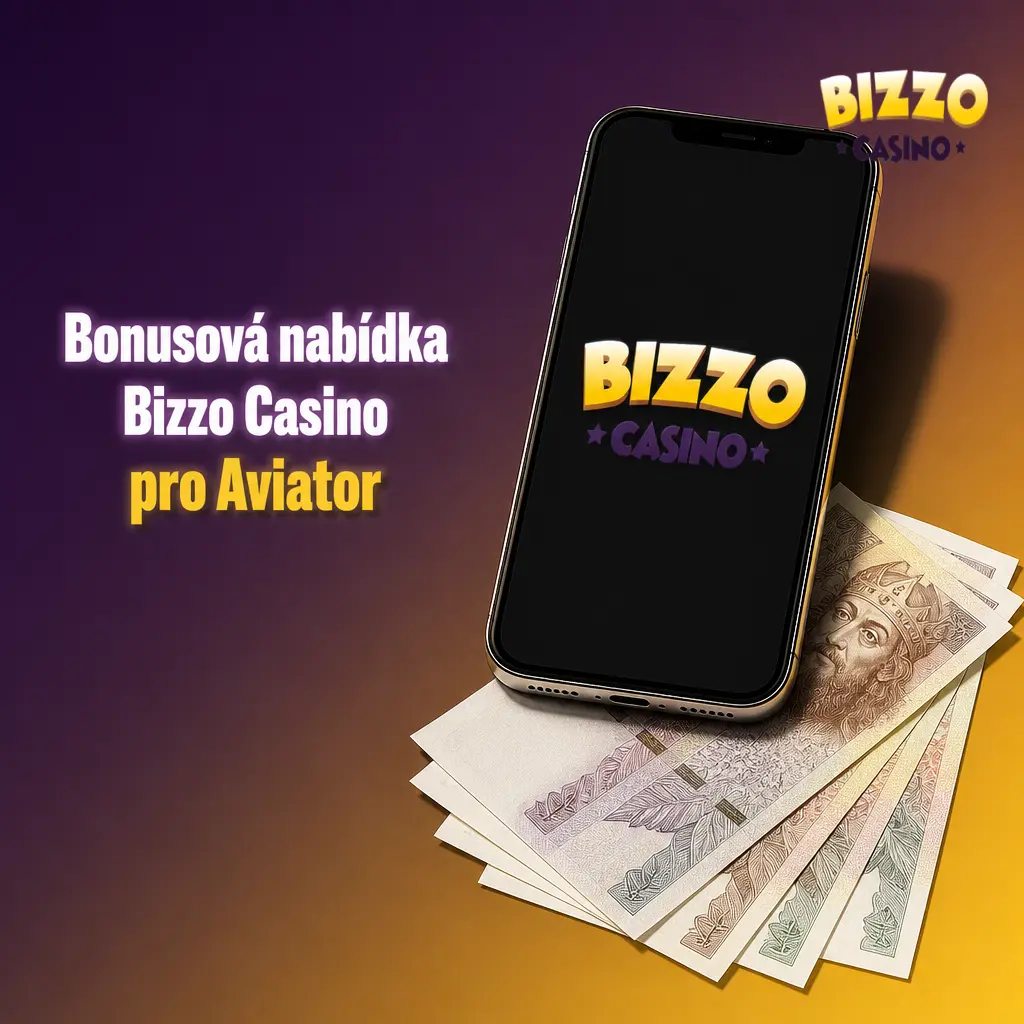 Bizzo Casino: uvítací bonus 125 % až 31 250 CZK a 125 zatočení zdarma pro hru Aviator