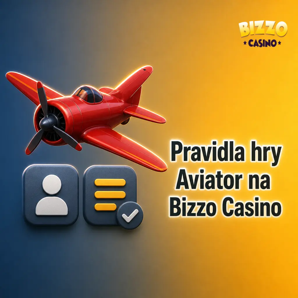 Pravidla hry Aviator na Bizzo Casino – červené letadlo a rostoucí multiplikátor sázky