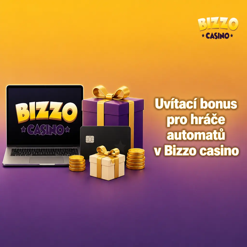 Uvítací bonus 125 % do 31 250 CZK + 125 zatočení zdarma na sloty v Bizzo casino po registraci
